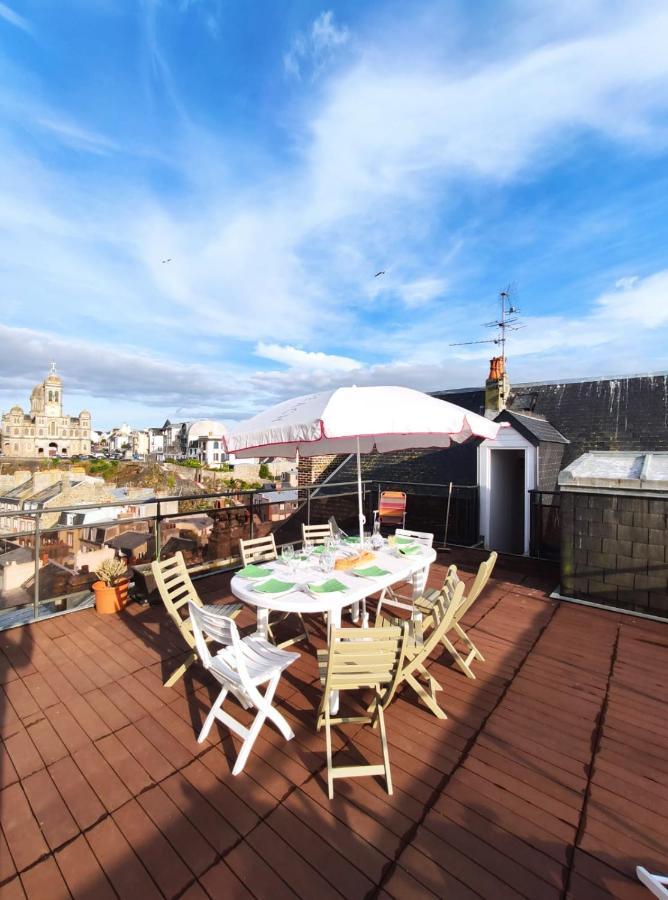 Le Balcon Des Vents Apartment Granville Luaran gambar
