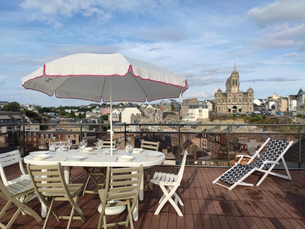 Le Balcon Des Vents Apartment Granville Luaran gambar